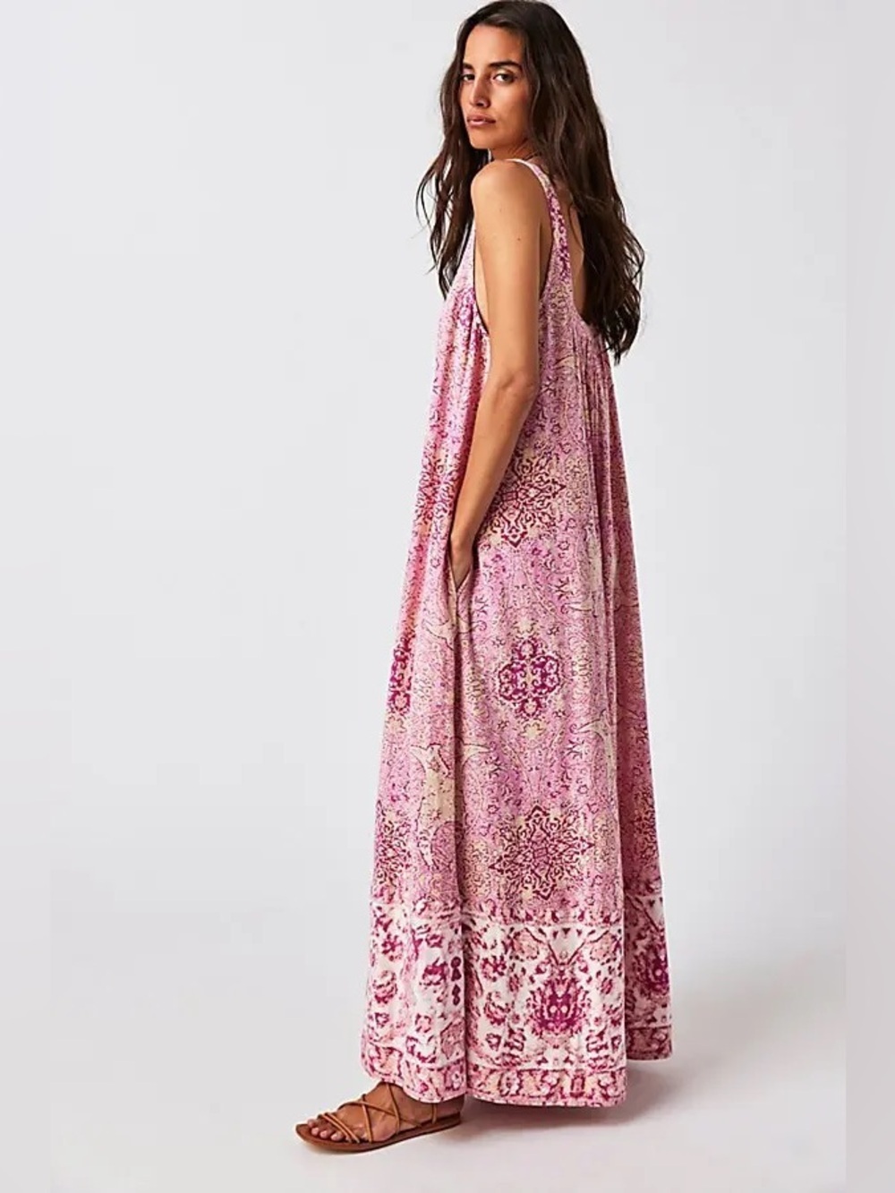 Free People Lillie One Piece jumpsuit XS S linen boho oversized - Picture 3 of 9